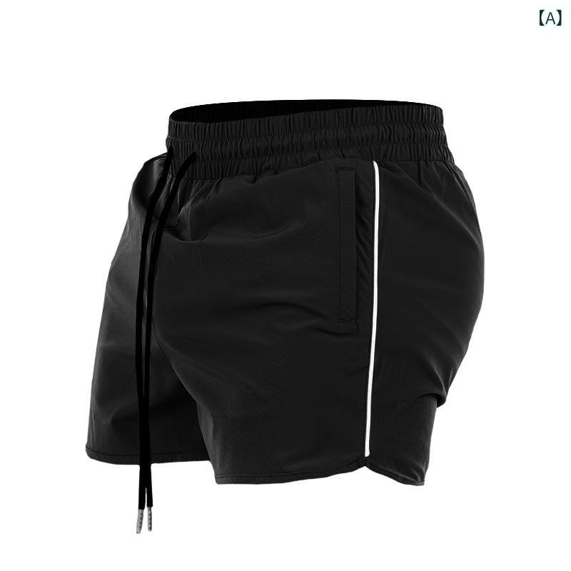 ショートパンツ メンズ 男性用 スポーツ トレーニング ハーフパンツ 伸縮性 ポリエ...