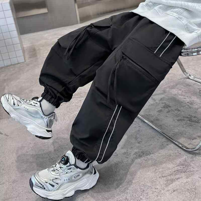 子供用パンツ ボーイズ ワークパンツ 春秋 中学生 高学年 男の子 運動着 スポーティ カジュアルパンツ ..