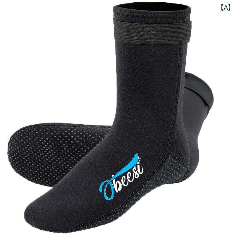 ダイビング ソックス 35 MM 厚 耐摩耗性 滑り止め ウェーディング サーフィン 大人用 ミッド チューブ アンチ カット ビーチ