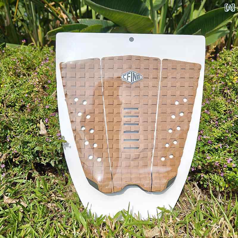 CFINE サーフボード用 滑り止め パッド EVA 素材 サーフィン用 ワックス 不要 3 M グリーン 粘着 付き.オシャレ