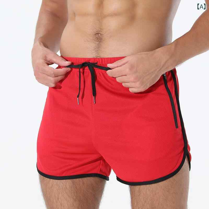 LINEAR shopのハーフパンツ メンズ 男性用 ランニングパンツ スポーツ 短パン トレーニングウェア 速乾 伸縮性 ジム フィットネス 陸上 アウトドア 春夏 レッド イエロー グリーン ブルー カーキ ホワイト ネイビー グレー ブラック｜アングル2