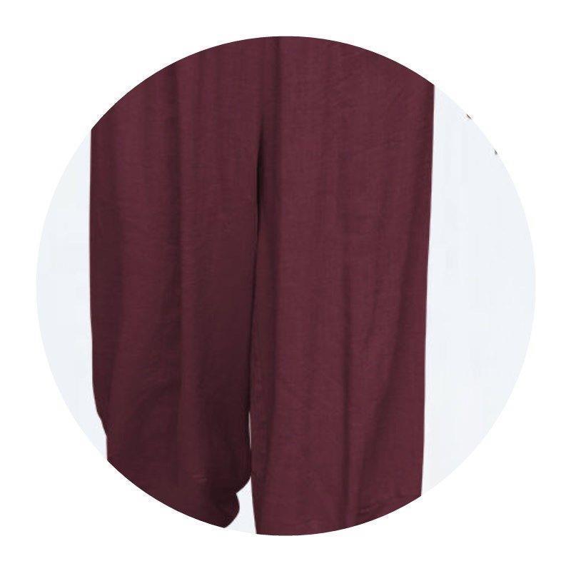 パンツ 男性用 接触冷感 リラックスパンツ 綿麻 テーパードパンツ ルームウェア 部屋着 春夏 ワインレッド系 ネイビー ブラック グレー