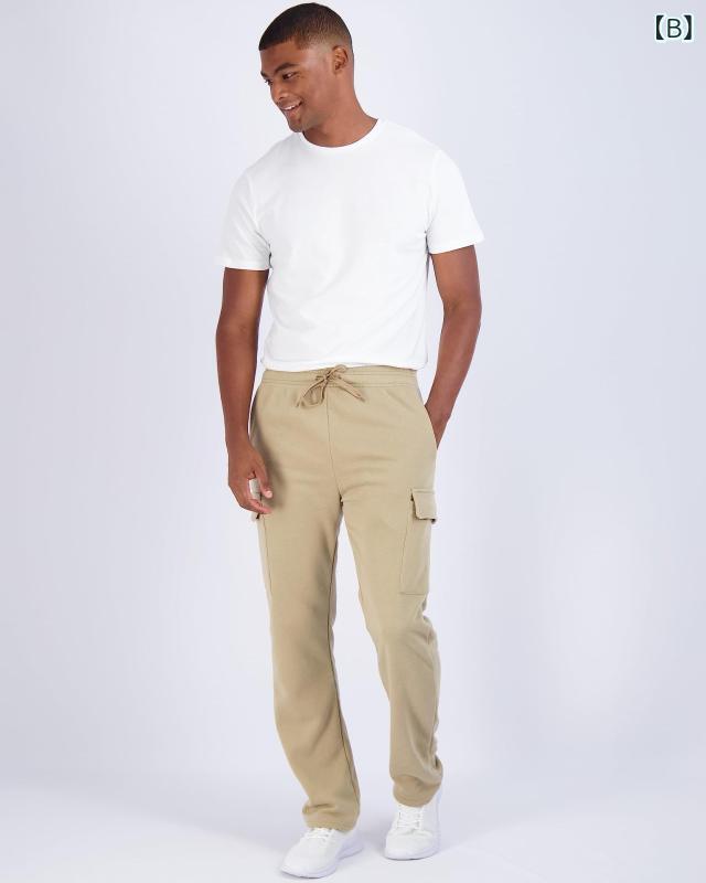 パンツ メンズ 男性用 秋冬 ズボン スポーツ ウェア カジュアル 伸縮性 カーゴパンツ ジョガーパンツ ランニング トレーニング 普段使い アウトドア ブラック カーキ グリーン グレー(x2)