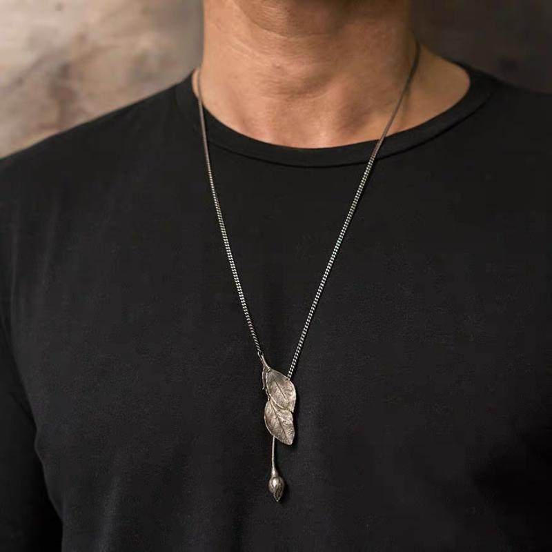 ネックレス メンズ レディース シルバー925 ペンダント 手作り アクセサリー ヒップホップ ストリート ..