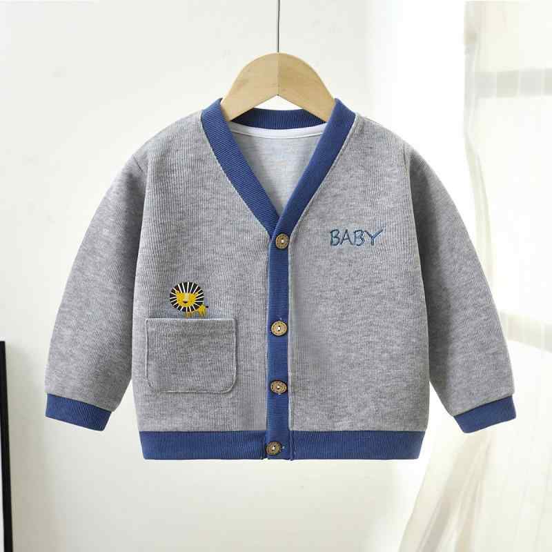 ニット・セーター キッズ 女の子 男の子 カーディガン 子供服 ニット ベビー服 Vネック 綿 秋冬 長袖 トップス 73CM 80cm 90cm 100cm 110cm 120cm 韓国