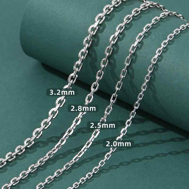 ネックレス メンズ S925 シルバー スネークチェーン チョーカー ペンダント 男性用 ヒップホップ スタイル 太め 40cm 45cm 50cm 55cm 60cm 65cm 70cm 75cm