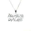 ネックレス レディース メンズ S925 シルバー 英字 アルファベット ペンダント チョーカー アクセサリー ジュエリー シルバーアクセサリー