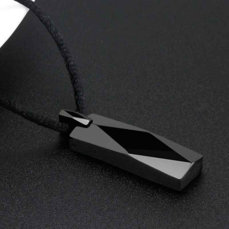 2個セットネックレス メンズ タングステン ペンダント 幾何学模様 黒 シルバー アレルギー対応 蛇骨チェーン 男性用 首飾り スタイリッシュ カジュアル・素材: 合金.チタン鋼・処理: 電気メッキ・デザイン: 幾何学型・チェーンタイプ: ...