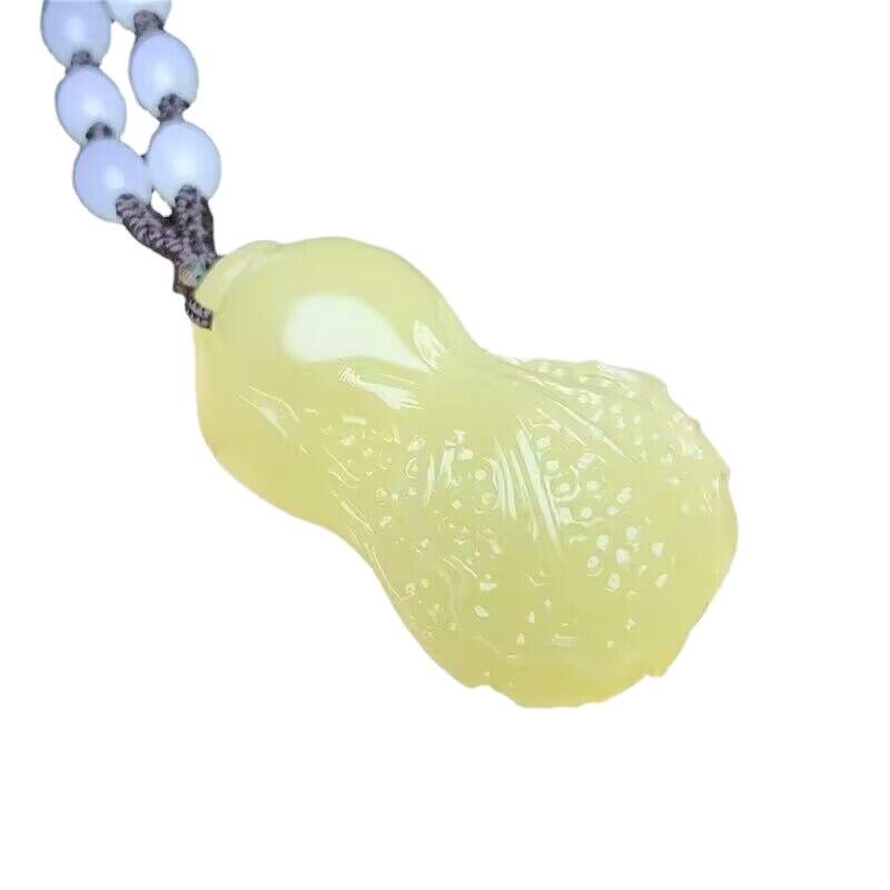 ネックレス アフガニスタン青白玉 白菜 ペンダントトップ 男女兼用 ジェイド アクセサリー ストラップなし