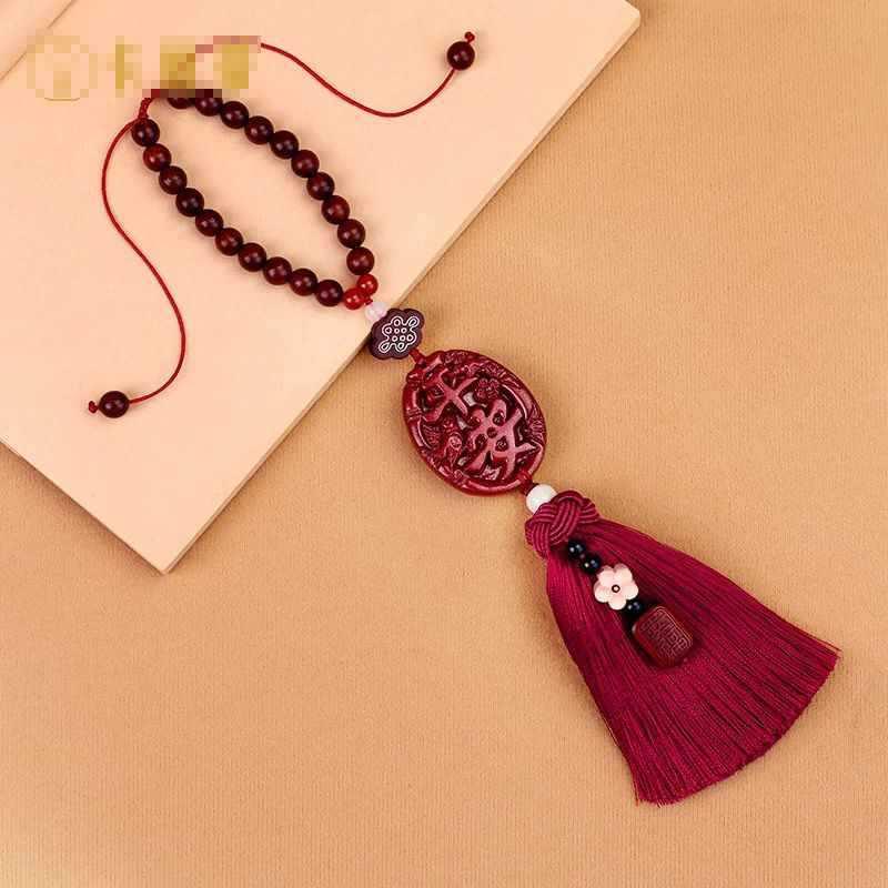 カーアクセサリー レディース メンズ 車用 ペンダント 自動車用品 開運 お守り 金運 交通 檀木風ビーズ..