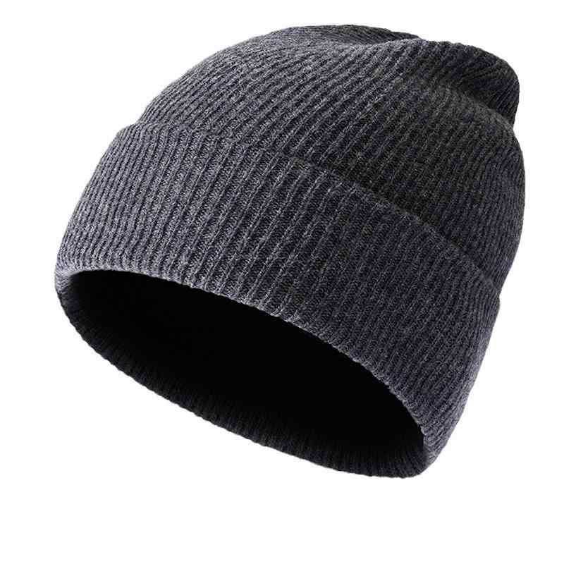 ニット帽 男女兼用 ウール 帽子 秋冬 防寒 暖かい ビーニー 羊毛 伸縮性 無地 普段使い