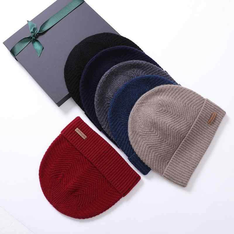 ニット帽 男女兼用 秋冬用 ウール 暖かい 防寒 保温 無地 ミドルエイジ カジュアル 赤 黒 紺 グレー ワインレッド ブルー