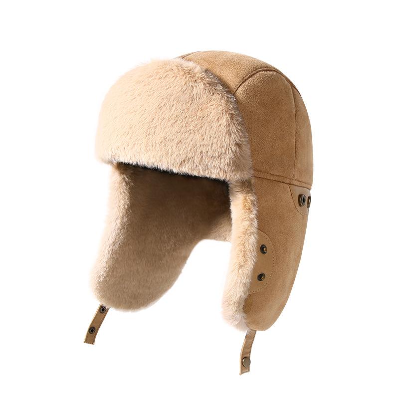 ニット帽 メンズ レディース 秋冬 防寒 防風 暖かい 裏起毛 スキー スノボ 自転車 バイク アウトドア 寒さ対策 グレー カーキ ベージュ キャメル