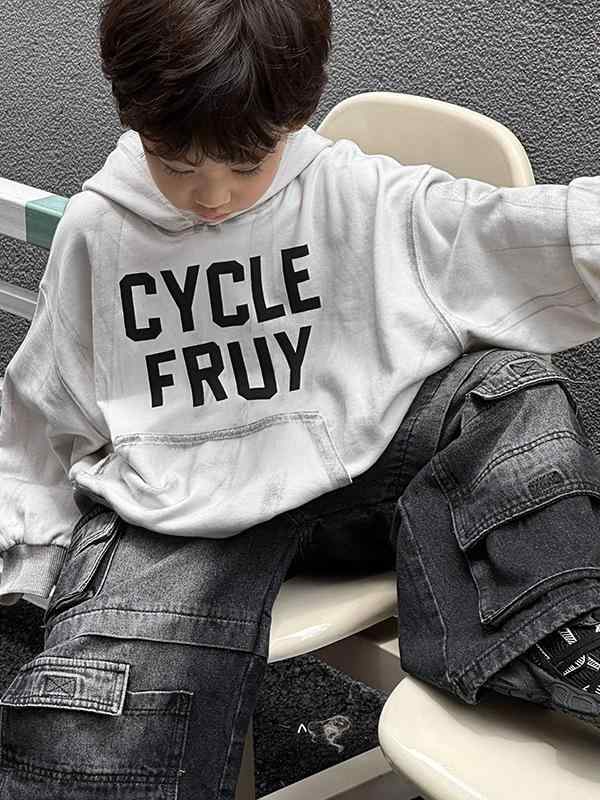 キッズ パーカー 男の子 春秋 長袖 トップス 子供服 韓国 フード付き プルオーバー 90cm 100cm 110cm 120cm 130cm 140cm 150cm グレー