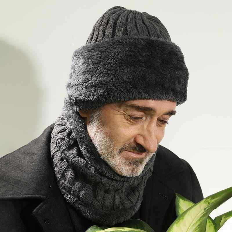 ニット帽 メンズ 男性用 秋冬 防寒 暖かい 裏起毛 伸縮性 防風 紳士 シニア 高齢者 あったかグッズ 寒さ対策 ダークグレー ブラック ネイビー パープル(4.0)