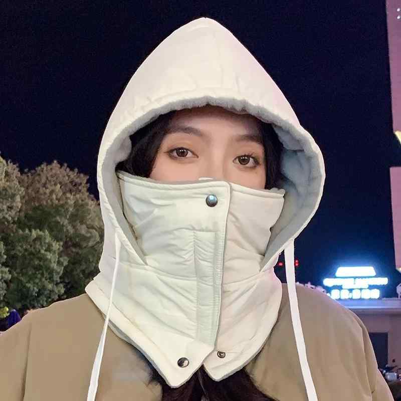 ニット帽 メンズ 防寒 ネックウォーマー 一体型 防風 フェイスマスク スキー 帽子 ブラック グレー ベ..