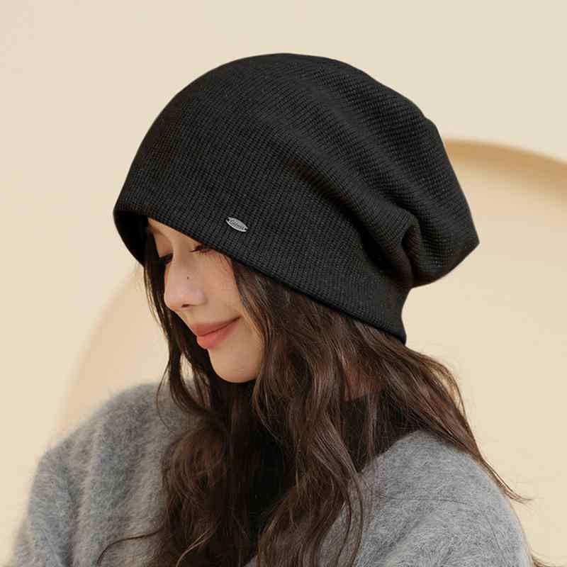 ニット帽 レディース 秋冬 ビーニー キャップ 暖かい 小顔効果 防寒 伸縮性 無地 シンプル カジュアル 普段使い