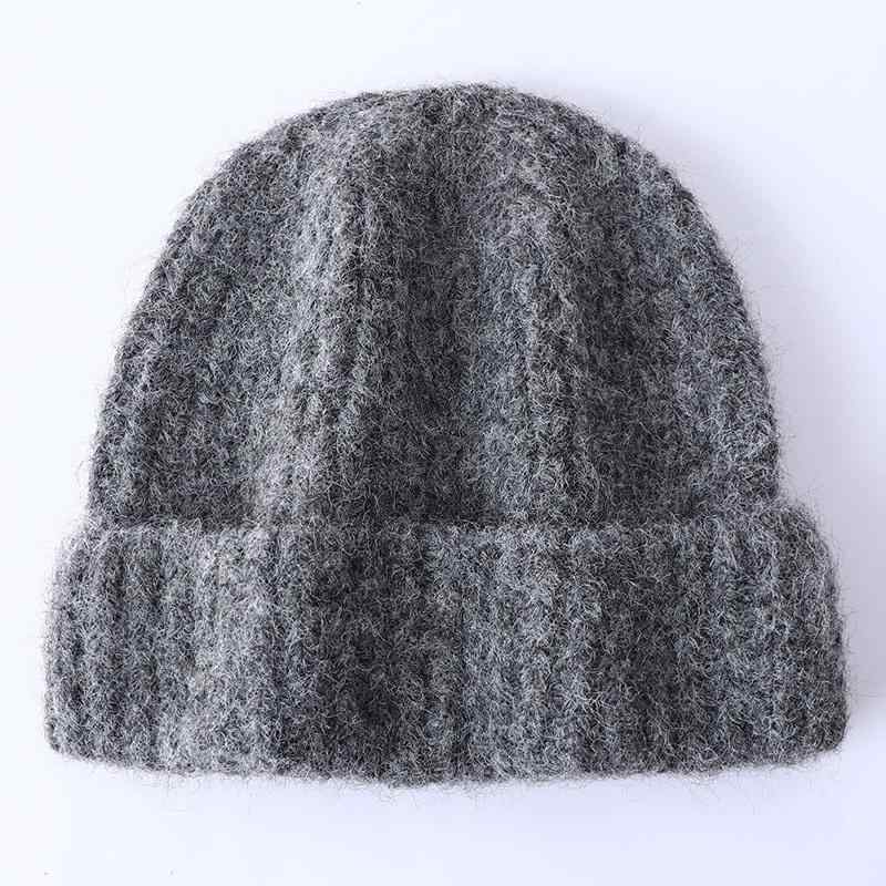 ニット帽 メンズ レディース 防寒 羊毛 ウール 帽子 秋冬 厚手 暖かい ビーニー アウトドア 釣り スキー 自転車 中グレー ベージュ ピンク ブルー ラベンダー