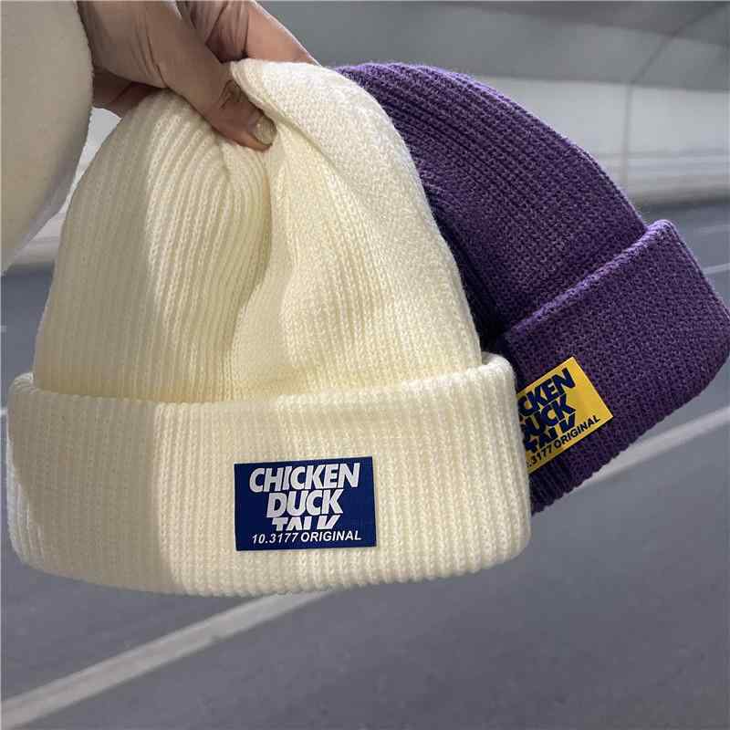 ニット帽 レディース メンズ 秋冬 ビーニー カップル ペア お揃い 毛糸 伸縮性 あったか 防寒 ブラック..