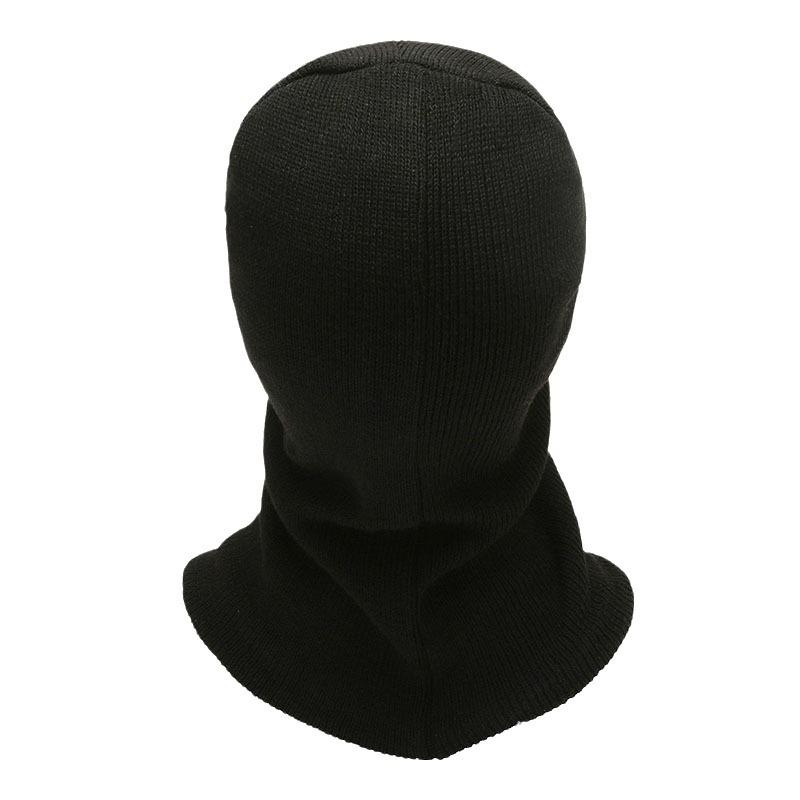ニット帽 メンズ 秋冬 防寒 暖かい ビーニー キャップ 帽子 护颈 保温 防風 黒 アクリル
