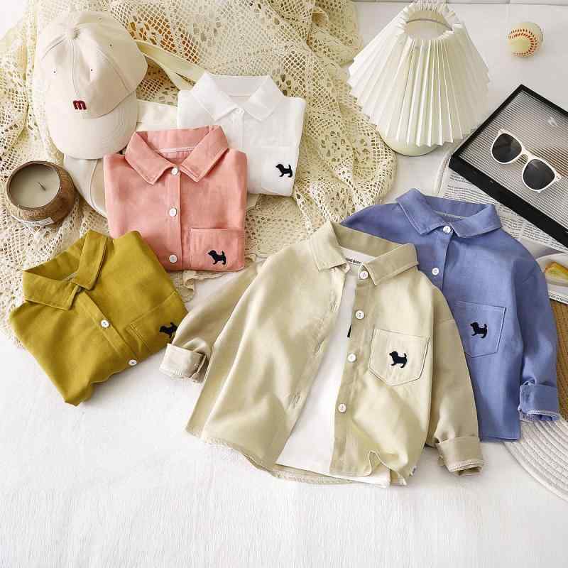 シャツ キッズ 男の子 長袖 コットン ネルシャツ ブラウス 子供服 トップス アウター 羽織り 春秋 80cm 90cm 100cm 110cm 120cm 130cm 140cm