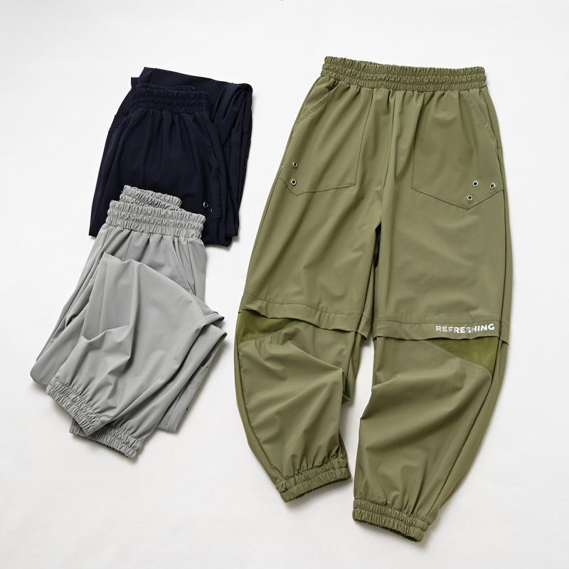 キッズ 速乾 スポーツ パンツ 男女兼用 子供用 裾絞り ロングパンツ 薄手 ジョガーパンツ 春夏 子供服 110cm 120cm 130cm 140cm 150cm 160cm 普段使い