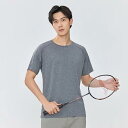 Tシャツ メンズ 男性用 半袖 速乾 スポーツウェア トレーニング ランニング ウェア ポリエステル 接触冷感 通気性 伸縮性 運動着 普段使い 麻 黒 グレー...