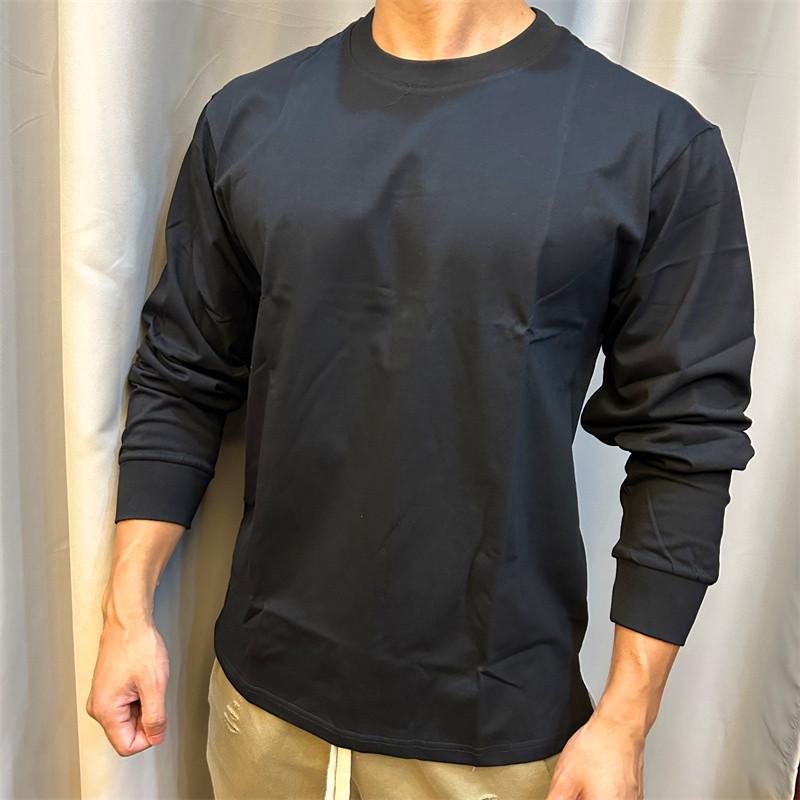 Tシャツ メンズ 男性用 長袖 ルーズフィット 綿 コットン クルーネック トレーナー スウェット 部屋着 普段使い 秋服 秋冬 スポーツ ウェア トップス 無地・カテゴリ: Tシャツ・スタイル: スポーツカジュアル・柄: 無地・フィット: ルーズ・対象年齢層: 若者・ネックライン: ラウンドネック・袖丈: 長袖・フード: なし・・素材: 綿・生地: 綿・素材構成: 綿96%以上・適用シーン: 日常・ディテール: 無地・カラー: ホワイト, ブラック, カーキ, ダークグレー, ワインレッド, アプリコット・サイズ: S, M, L, XL, 2XL, 3XL・袖のタイプ: レギュラー・重さ: 約230g・機能: 通気性, 高さ色落ち防止効果・対象: 男性