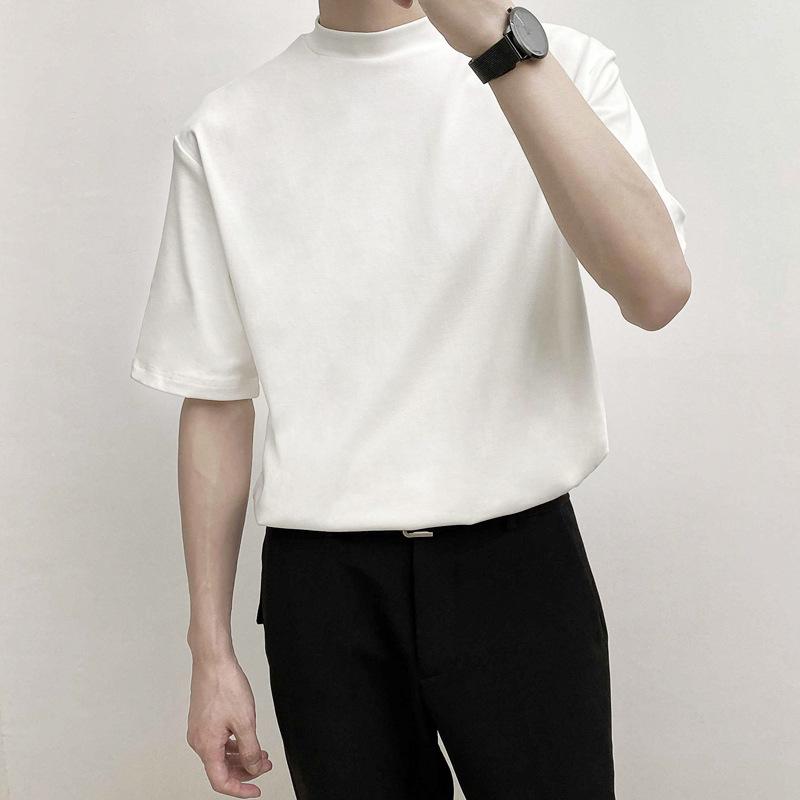 Tシャツ メンズ 男性用 トップス カットソー 半袖 無地 コットン スリムフィット クルーネック 春夏 ブラック ホワイト・スタイル: 精緻・柄: 無地・タイプ: プルオーバー・ネックライン: ラウンドネック・袖丈: 半袖・・対象年齢: 成人.青少年・対象: メンズ・カテゴリ: Tシャツ・素材: 綿.-・素材の割合: 65%・フィット: スリム・カラー: ホワイト.ブラック・サイズ: M.L.XL.2XL