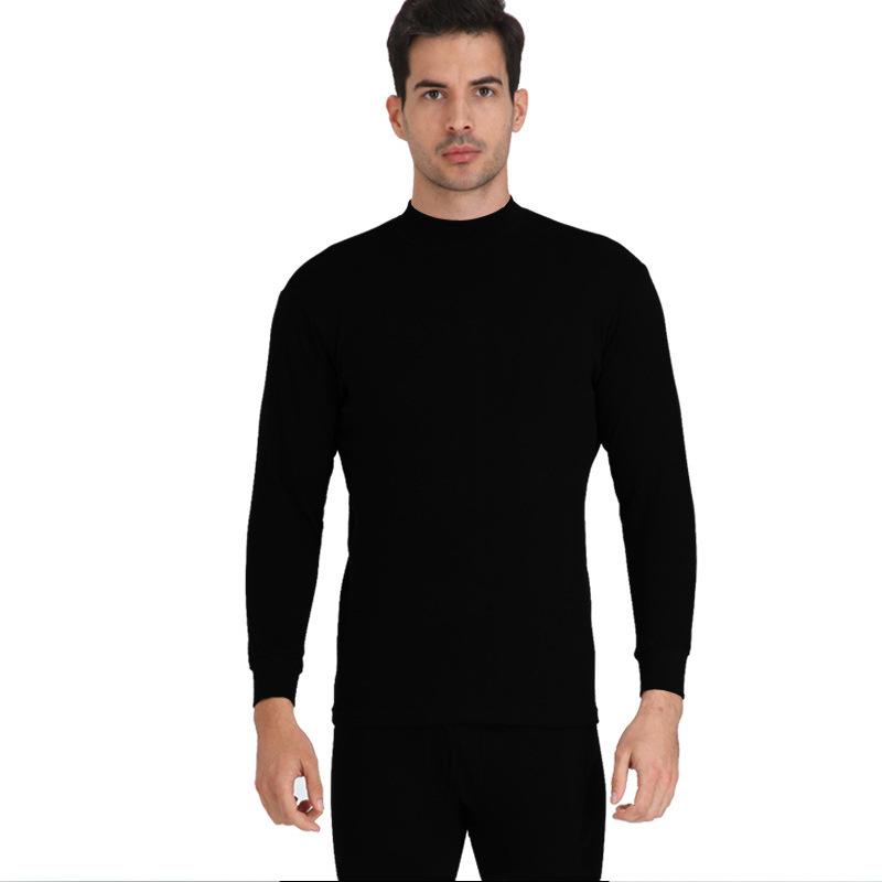 2個セットTシャツ メンズ 男性用 カットソー 秋冬 長袖 保温 ドイツ製起毛 ベーシック 無地 ドロップショルダー ハーフハイネック インナー 厚手 ポリエステル ブラック ホワイト グレー・カテゴリ: 肌着/アンダーシャツ・ネックライン: セミハイネック・性別: メンズ・機能: 保温・素材: ポリエステル90-95%・色: ブラック, ホワイト, ダークグレー・サイズ: M, L, XL, XXL, XXXL・袖丈: 長袖・柄: 無地・生地の厚さ: 厚手 (約201-250g/平方メートル)・対象年齢: 若者 (18-40歳)