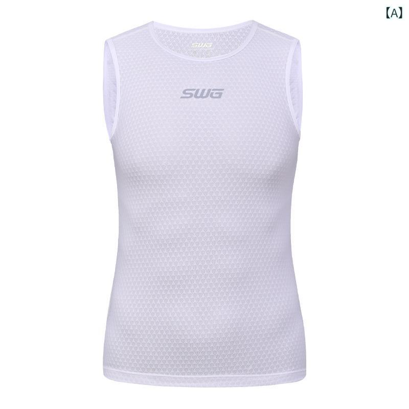 アンダーウェア 男性用 ベースレイヤー 吸湿速乾 通気性 サイクルウェア ランニン...