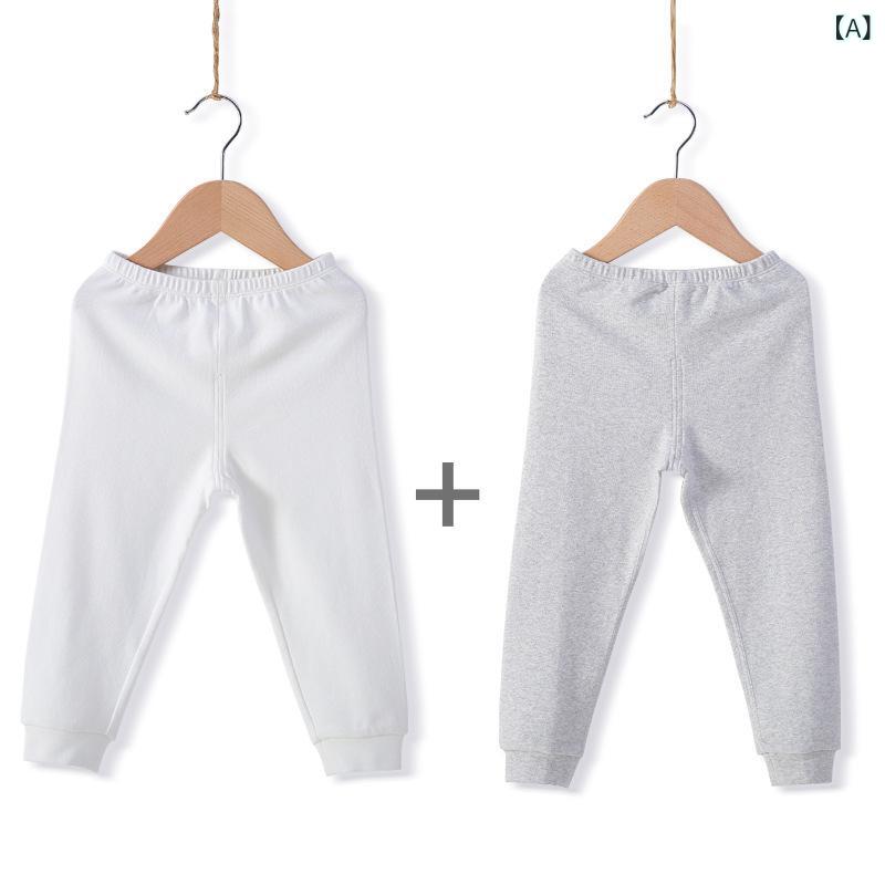 子供服 パンツ 秋冬 ズボン ベビー キッズ あったか 保温 レギンス スパッツ 綿 ウエストゴム 80cm 90cm 100cm 110cm 120cm linears-10464498 LINEAR shop サンプル画像2