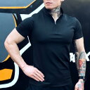 ポロシャツ メンズ 男性用 立襟 半袖 速乾性 スポーツTシャツ トレーニングウェア フィットネスウェア ワークウェア ポリエステル ブラック 黒 ホワイト 白