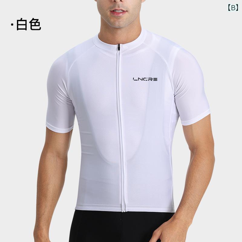 サイクリングウェア メンズ レディース 半袖 薄手 軽量 サイクルジャージ 上下セッ...