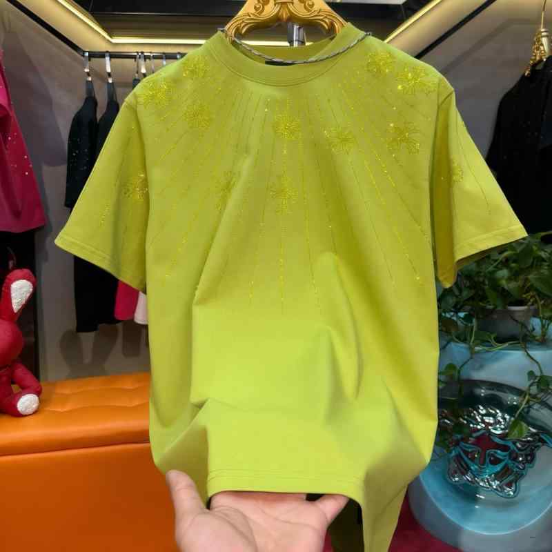 Tシャツ メンズ 男性用 半袖 接触冷感 吸湿速乾 ポリエステル スリムフィット 薄手 アニマル柄 トップス カットソー カジュアル 普段使い 春夏 黒 白 緑(4)