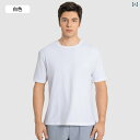 Tシャツ メンズ 男性用 速乾 スポーツウェア 半袖 トップス 無地 トレーニング ウェア 運動着 春夏秋冬 白 黒 グレー