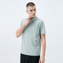 ポロシャツ メンズ 男性用 半袖 Tシャツ トップス スポーツウェア 運動着 普段使い 速乾 接触冷感 ポリエステル 無地 白 黒 グレー 春夏