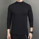 Tシャツ メンズ 男性用 長袖 接触冷感 速乾 スポーツ トレーニング ランニング ウェア トップス カットソー 無地 春秋 白 黒 赤 緑