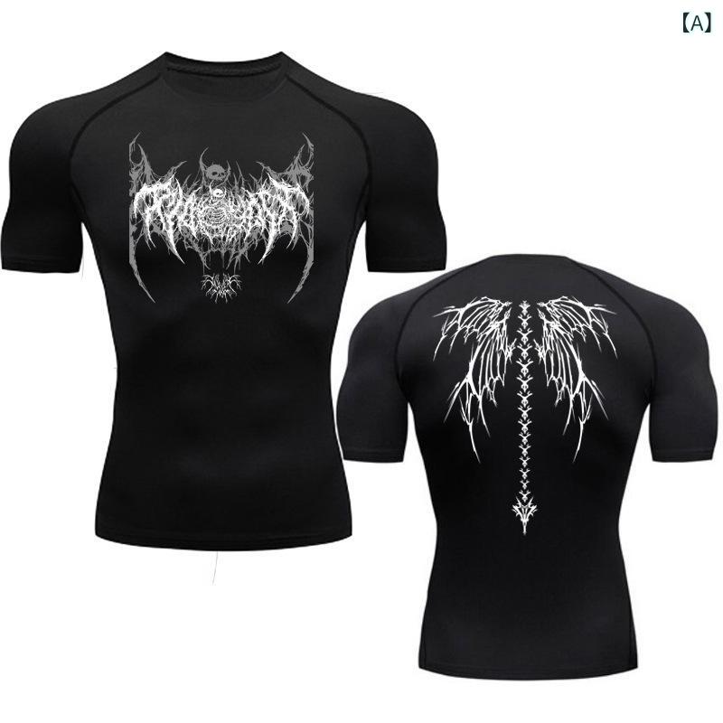 Tシャツ メンズ 男性用 速乾性 スポーツ トップス ランニング トレーニング ウェア...