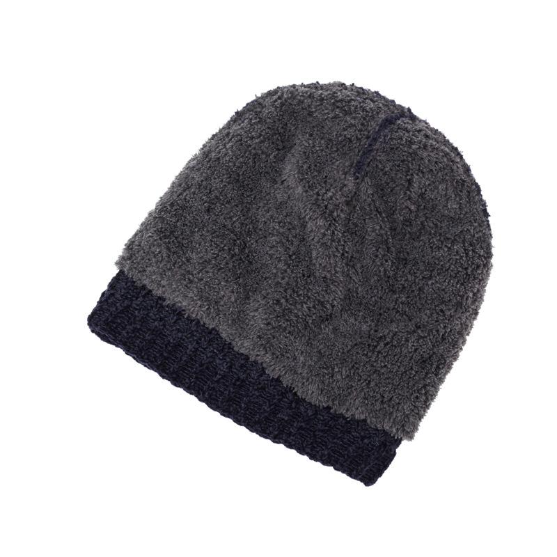 Cap, Hat - ニット帽 メンズ 紳士 男性用 防寒 帽子 秋冬 裏起毛 あったか 暖かい 伸縮性 カジュアル おしゃれ ブラック グレー コーヒー 紺色(x2)