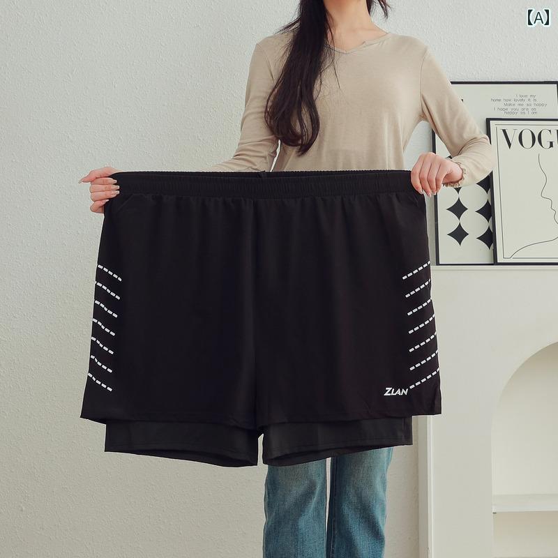 プラスサイズ 水泳 パンツ メンズ 300ポンド以上 二重層 恥ずかしくない ゆったり 特大 ビーチ 温泉 ショーツ 10 X