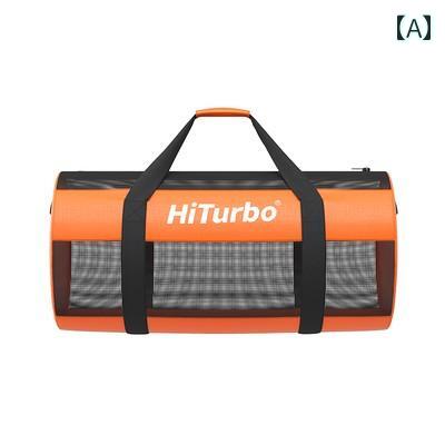 ダイビング 器材 バッグ スキューバダイビング ネット フリー ショルダーストラップ 付き大容量 収納 60 L.カラフルカラーオシャレ