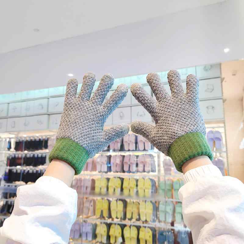 手袋 レディース メンズ 手袋 秋冬 防寒 保温 無地 スマートフォン対応 裏起毛 厚手 学生 自転車 バイク(x2) linears-10471113 LINEAR shop サンプル画像2
