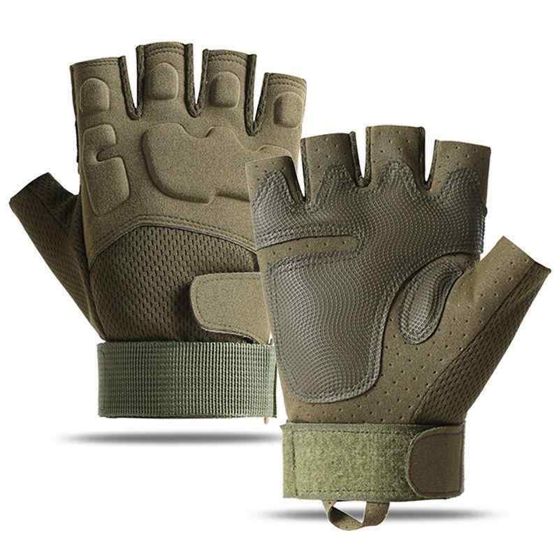 楽天LINEAR shop手袋 男性用 タクティカルグローブ サバイバルゲーム トレーニング 通気性 滑り止め 黒 カーキ（x2）