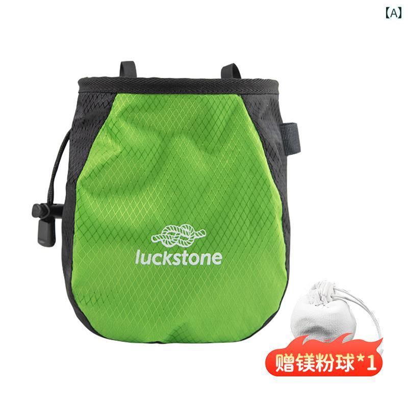 アイスクライミング マグネシウム パウダー バッグ シングルと ダブル バー フィットネス 体操 滑り止め 収納 ウエスト ドライ ハンド アウトドア 登山