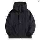 アメリカン 機能性 ジャケット メンズ アウトドア スリーインワン プラスサイズ ファット ルーズ 防風 防水カラフルカラーオシャレ