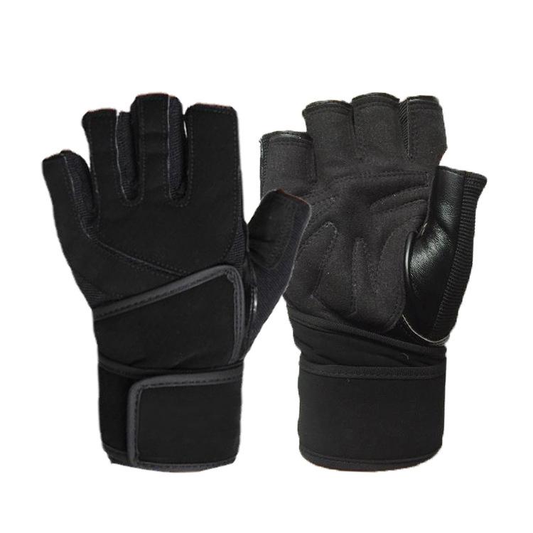 手袋 男性用 トレーニンググローブ スポーツ 滑り止め 黒 ブラック ジム 筋トレ ダンベル ウェイトリフ..