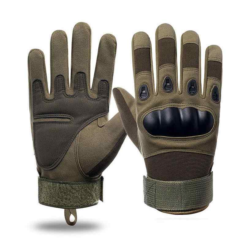 手袋 男性用 バイク グローブ アウトドア サイクルグローブ 防滑 皮革 秋冬 登山 キャンプ 作業用 グリーン カーキ ブラック M L XL