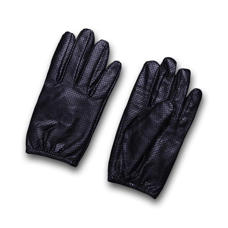 手袋 男性用 羊革 革 グローブ スマートフォン対応 ドライブ 運転 通勤 通学 防寒 ブラック(x2)