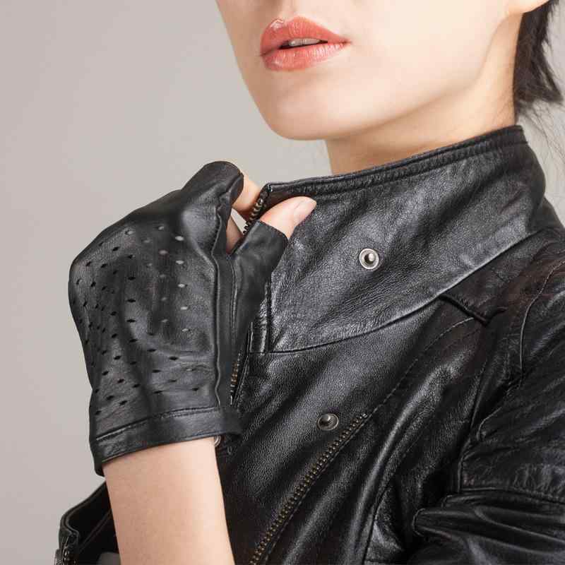 手袋・アームカバー 男性用 女性用 バイク用 防寒 真皮 シープスキン 手袋 都市 黒 白 ブラウン(x2)